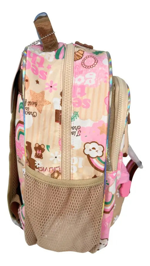 Mochila Kinder Marca Lluvia Oso Emojis