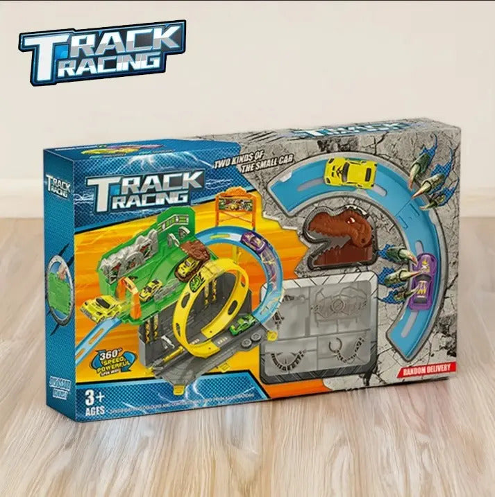 Pista Track Racing Con Loop 360 Portafolio Marca Candy Toys