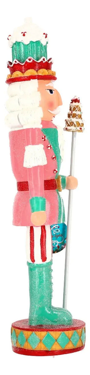 Soldado Cascanueces Lluvia Bastón de Dulces 35 cm