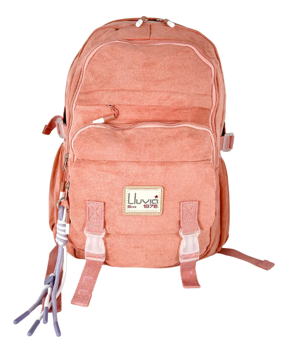 Paquete Mochila 3 Piezas Marca Lluvia Rosa Gamusa Primaria