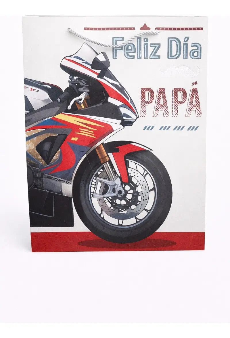 Bolsas De Regalo Una Docena Día Del Padre Autos Y Motos