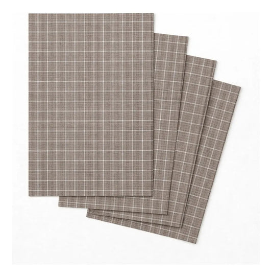 Manteles Individuales Set 6 Piezas Dos Colores Gris Y Cafe