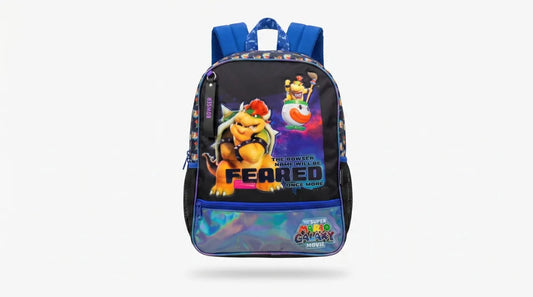 Mochila Kinder Ruz  Super Mario Galaxy Bowser E Hijo