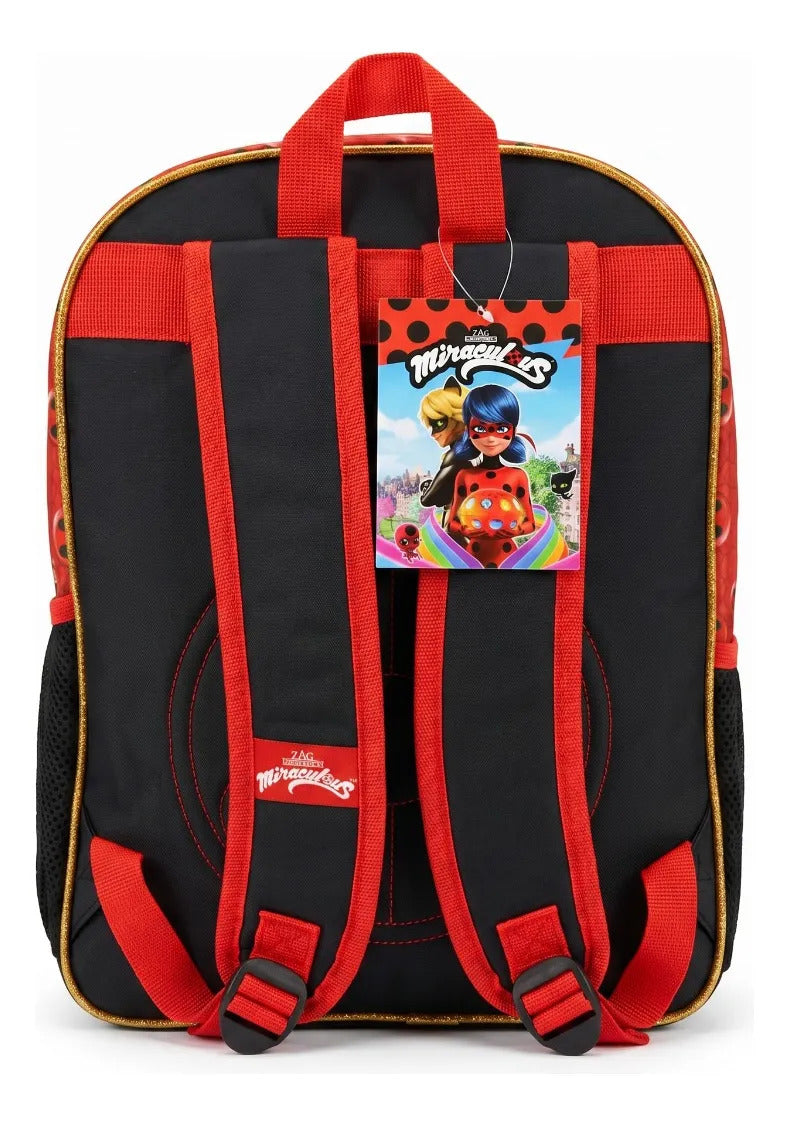 Mochila Urbania Ladybug Primaria Con Lentejuela Brillante