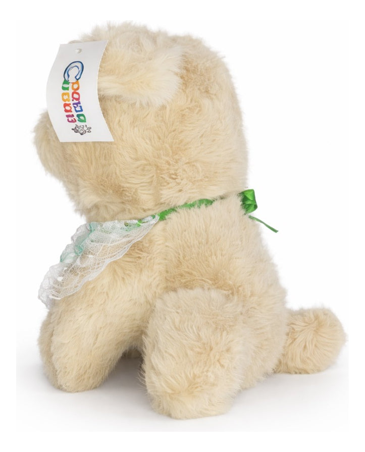 Peluche Perrita Con Mandil De Encaje 2 Colores 15 Cm