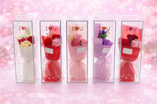 Detalle Romántico Con 3 Rosas Infinitas Surimax