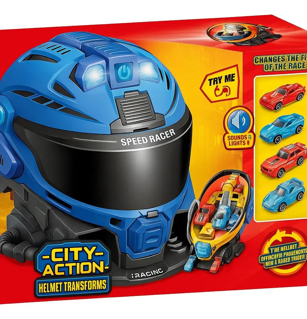 Pista Transformable City Action Con Pasaje Secreto Candy