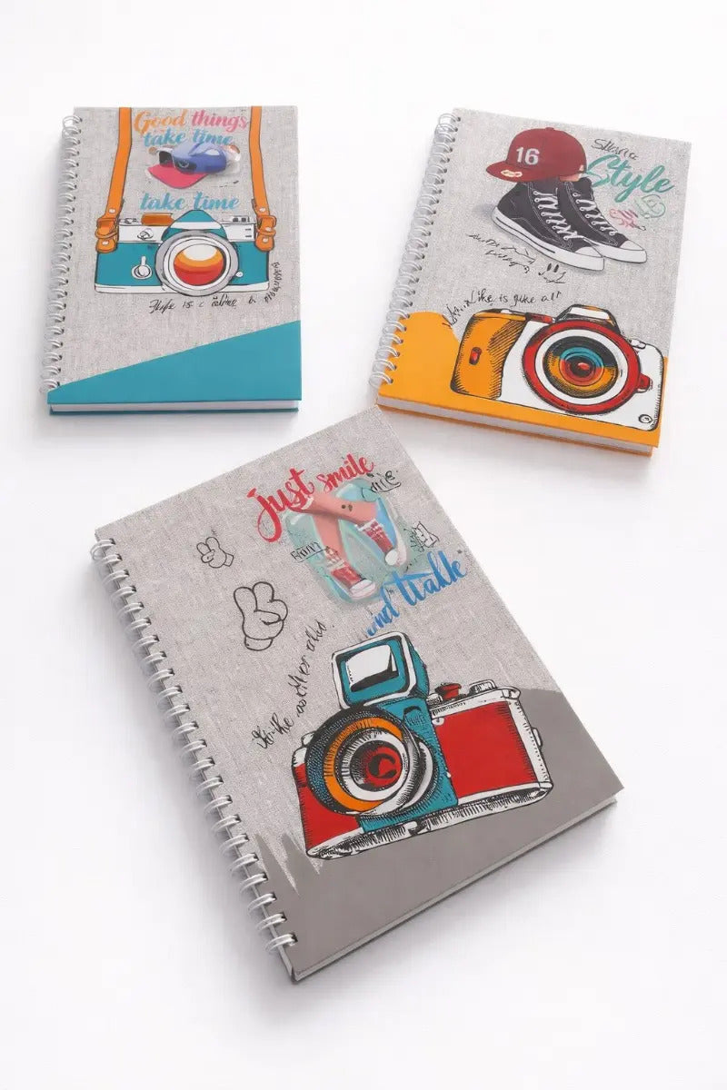 Libretas 3 Piezas Cuadro Chico Diseños Urbanos Surimax