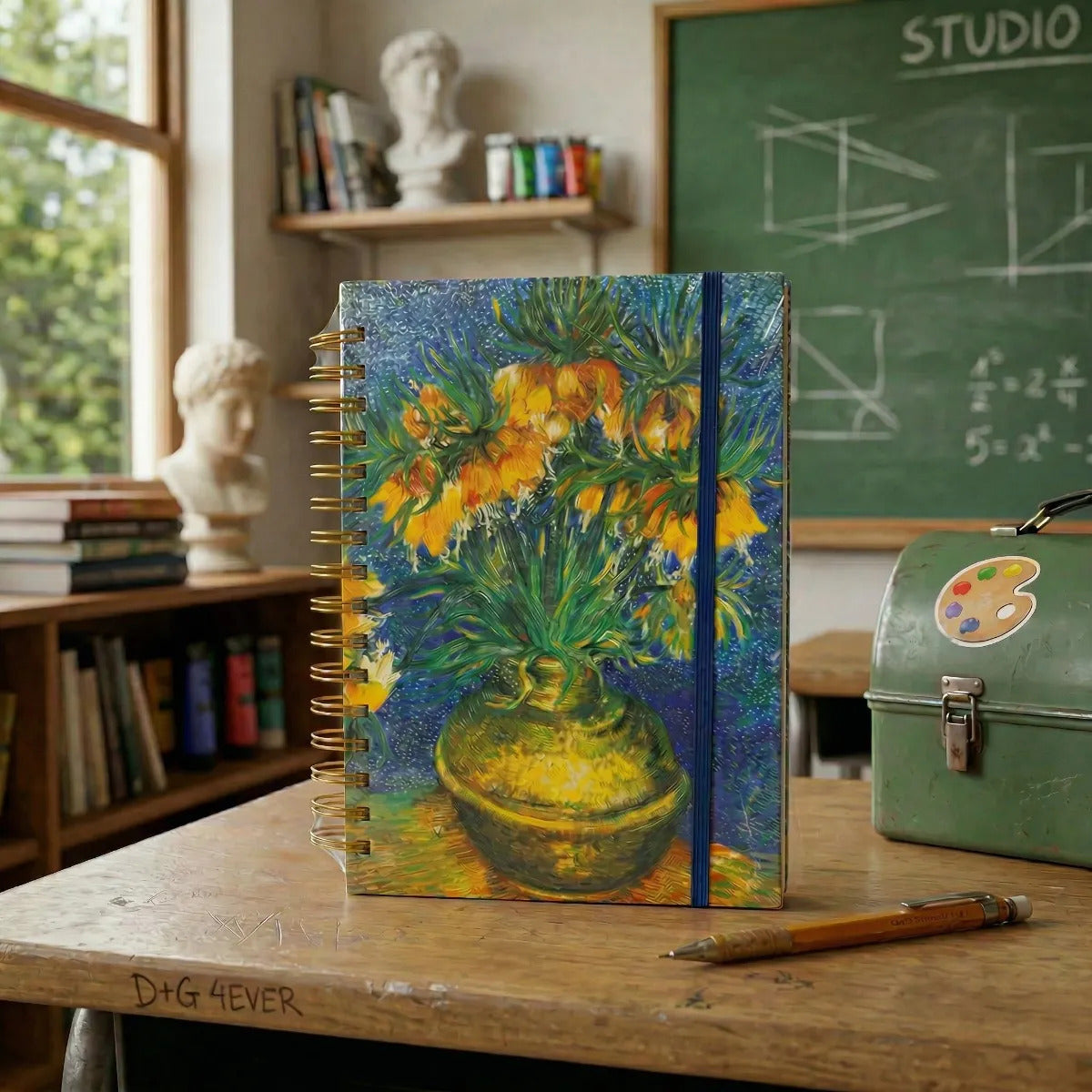 Cuaderno Titiko Van Gogh 200 Hojas Cuadro Chico Francés
