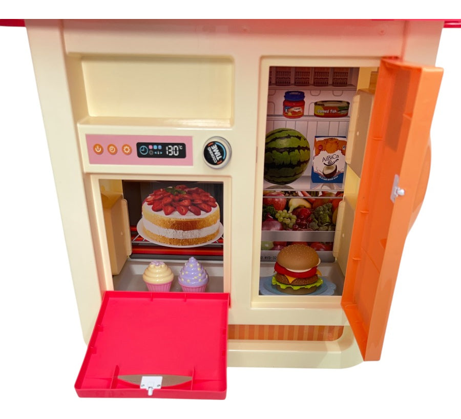 Cocina Marca Candy Toys Pantalla Interactiva 65 Piezas