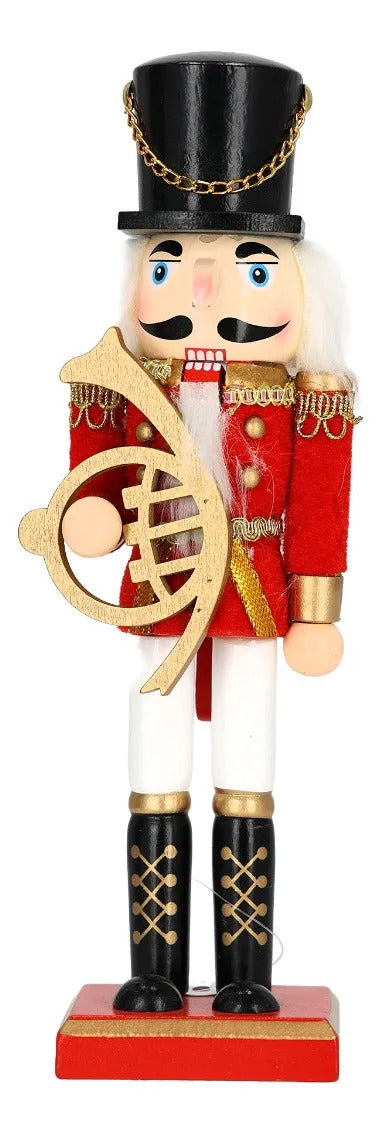 Soldado Cascanueces Músico Instrumento Sorpresa 26 cm
