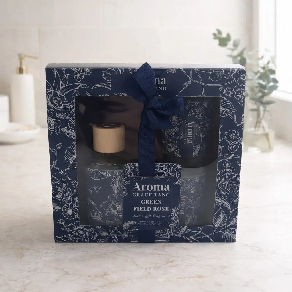 Set Aromaterapia Aroma Garden Party 4 Aromas Con Velas