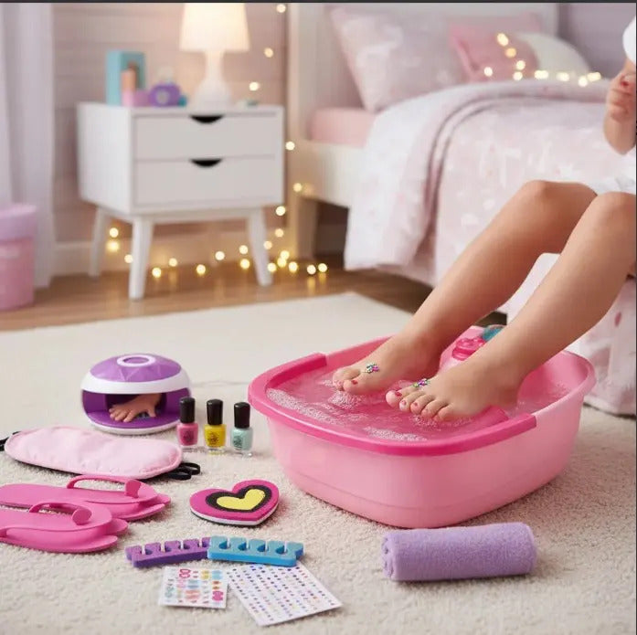 Set Spa De Uñas, Manos Y Pies 14 Piezas Candy Toys