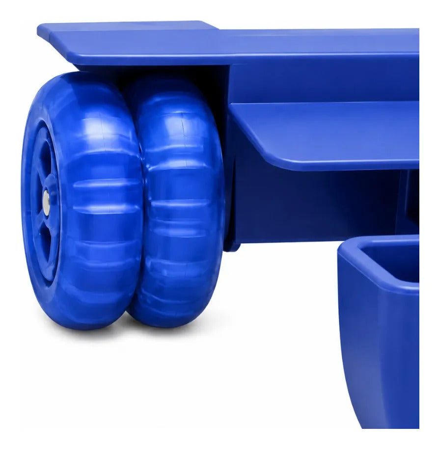 Carrito Para Mochila Color Azul Primaria 17 Pulgadas