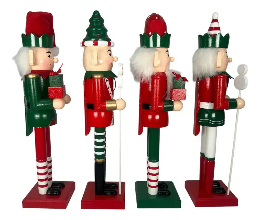 Cascanueces Duende Navideño Decorativo Lluvia 38 Cm 1 Pieza