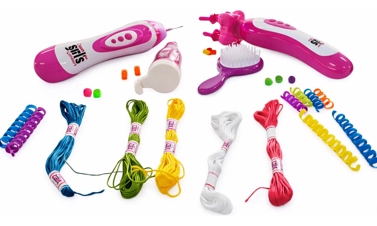 Set 3 En 1 Con Máquina De Estilo Candy Toys
