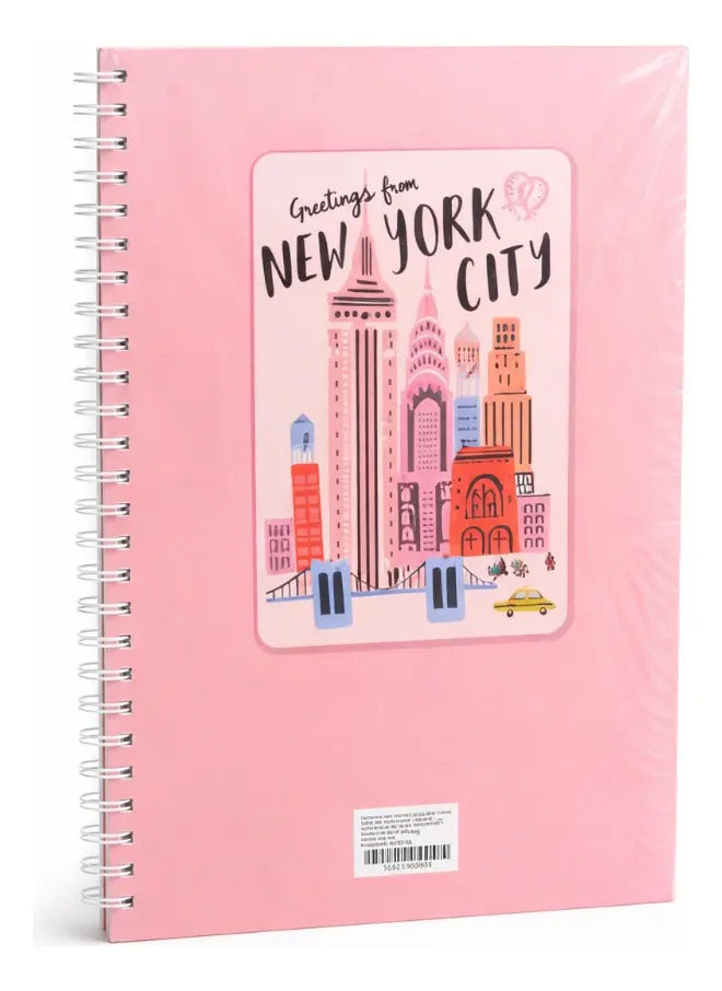 Libreta 3 Piezas Cuadriculadas New York Pasta Dura Surimax