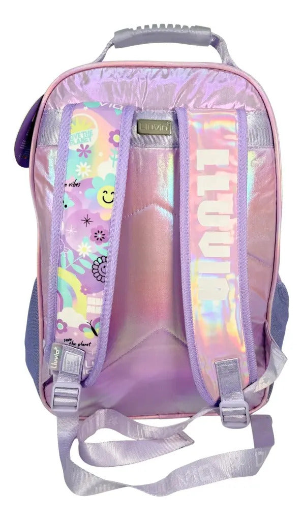 Mochila Primaria Marca Lluvia Monedero Carita
