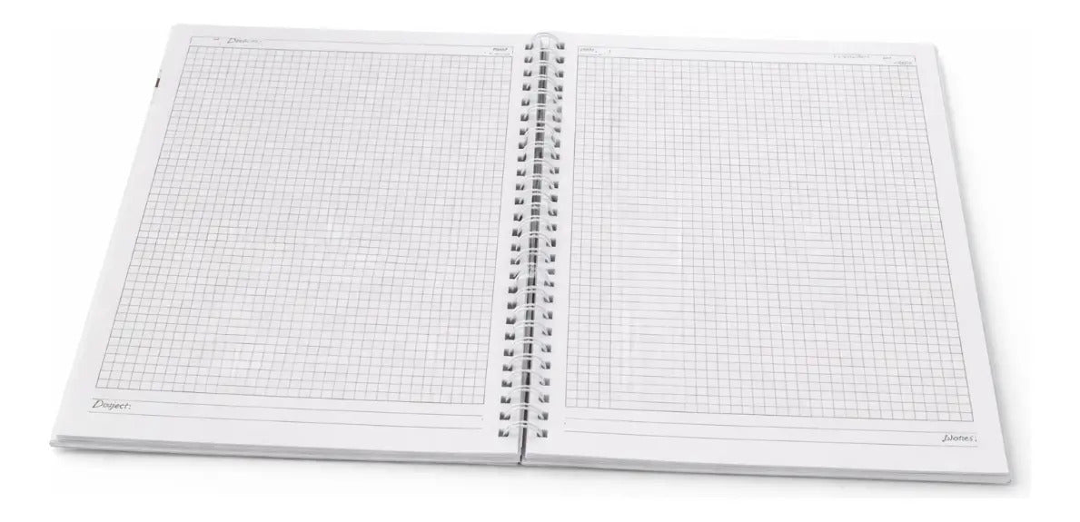 Libreta 3 Piezas Diseño Vintage París Cuadros 5mm Surimax