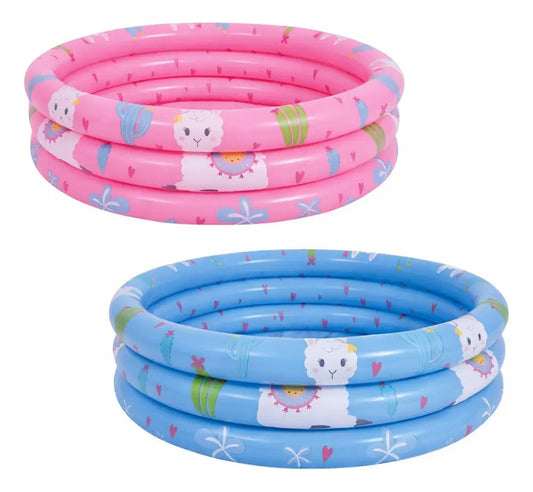 Alberca Inflable Infantil 100x30cm 148l 2 Colores Yamas