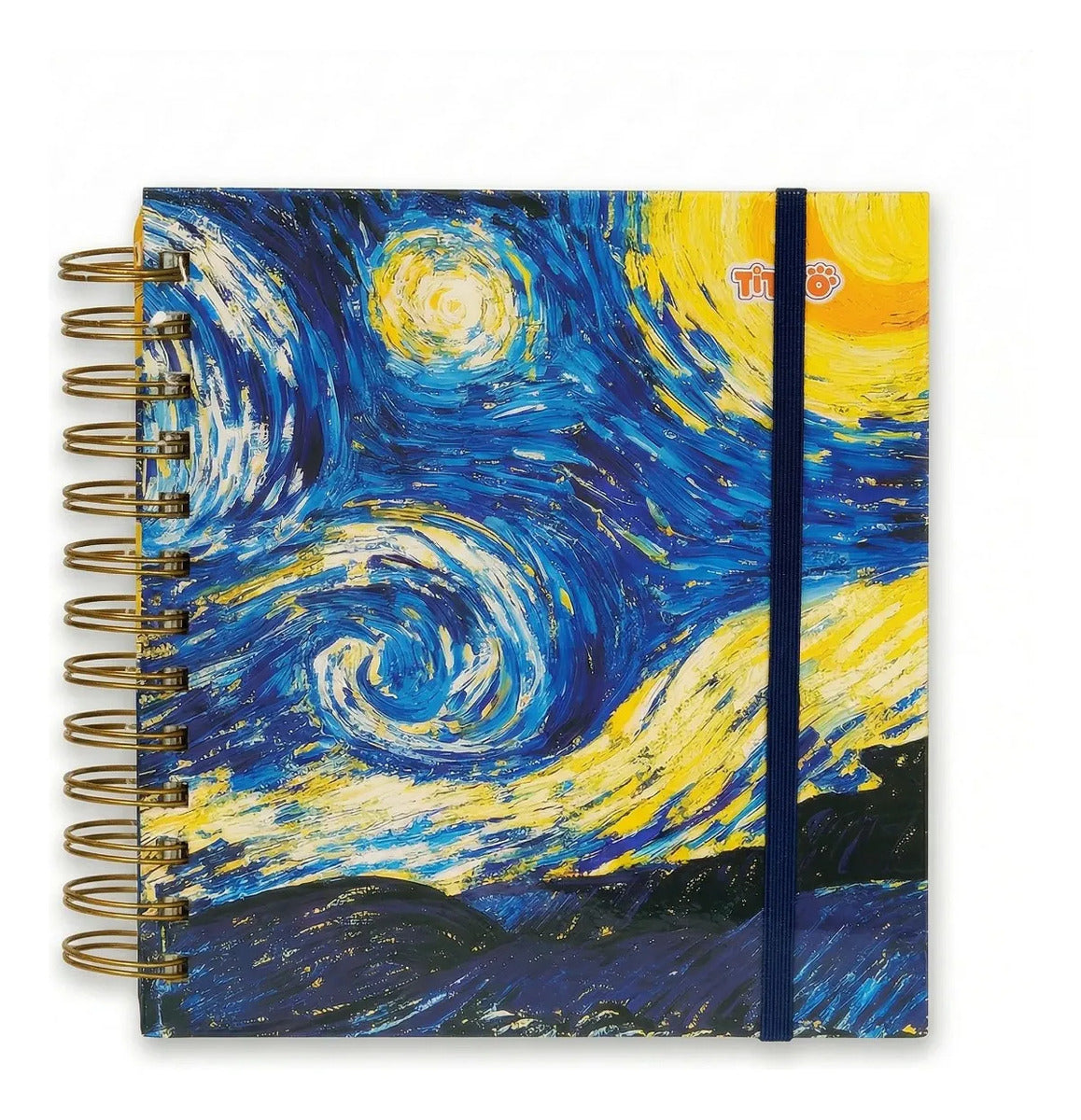 Cuaderno Titiko Van Gogh 200 Hojas Cuadro Chico Francés