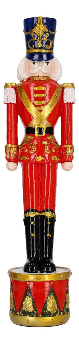 Soldado Cascanueces Rojo Decoración Navideña 41 cm
