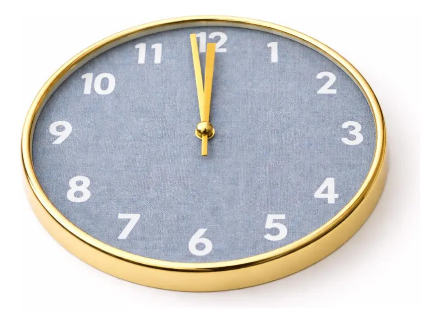 Reloj De Pared 29x4x29 Cm Diseño Elegante Para Hogar Oficina
