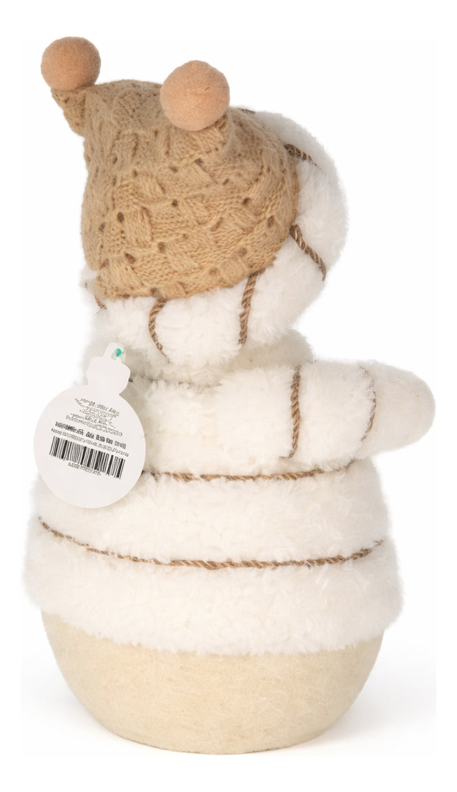 Decoracion Muñeco De Nieve Estilo Invernal 27x15x15