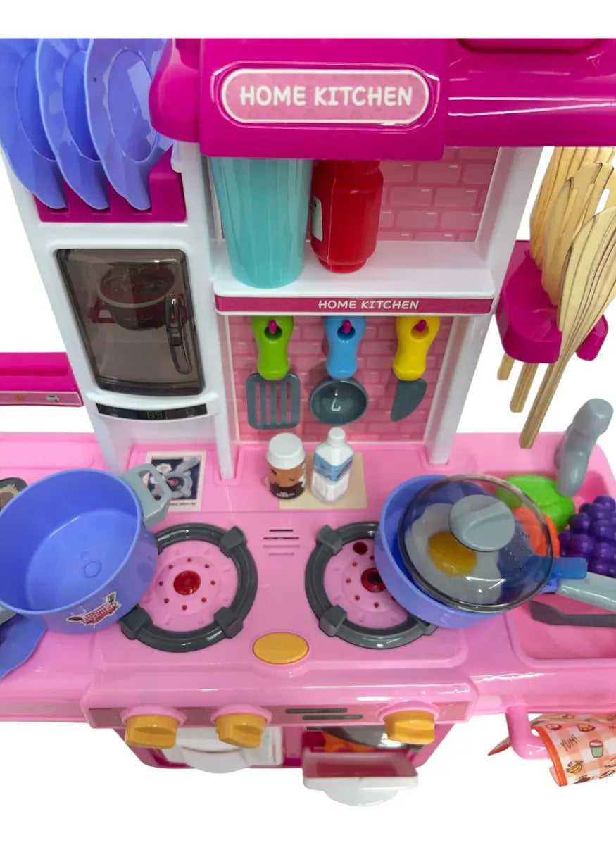 Cocina Infantil Marca Candy Toys Modelo Pequeño 42 Piezas
