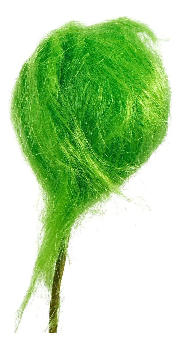 Vara Navideña Lluvia Verde Estilo Grinch con Bayas