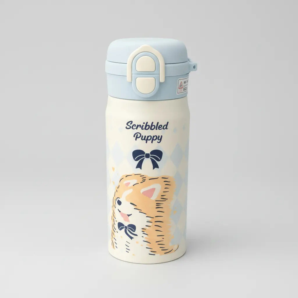 Termo De Acero Inoxidable 350 Ml Con Diseños De Animalitos