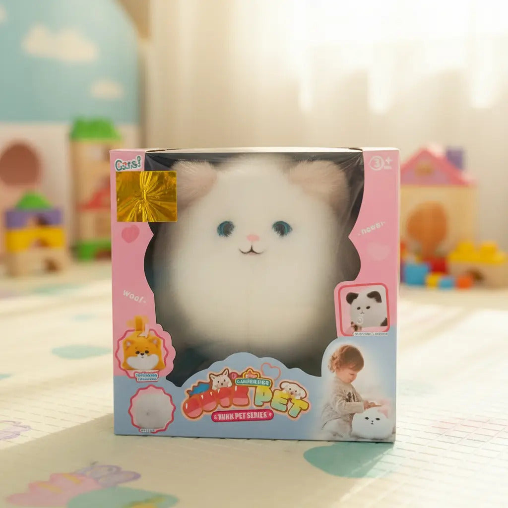 Peluche Gato Candy Toys Con Maullido Y Detección De Biberón