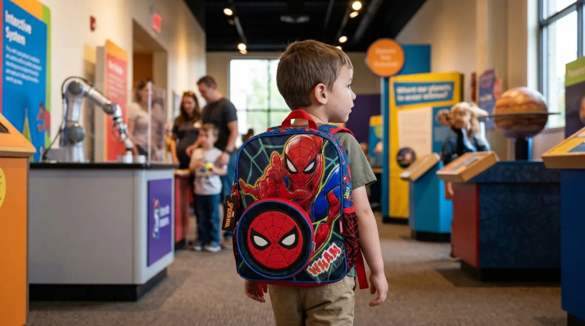 Mochila Escolar Ruz Spider-man 3d Con Llavero De Regalo