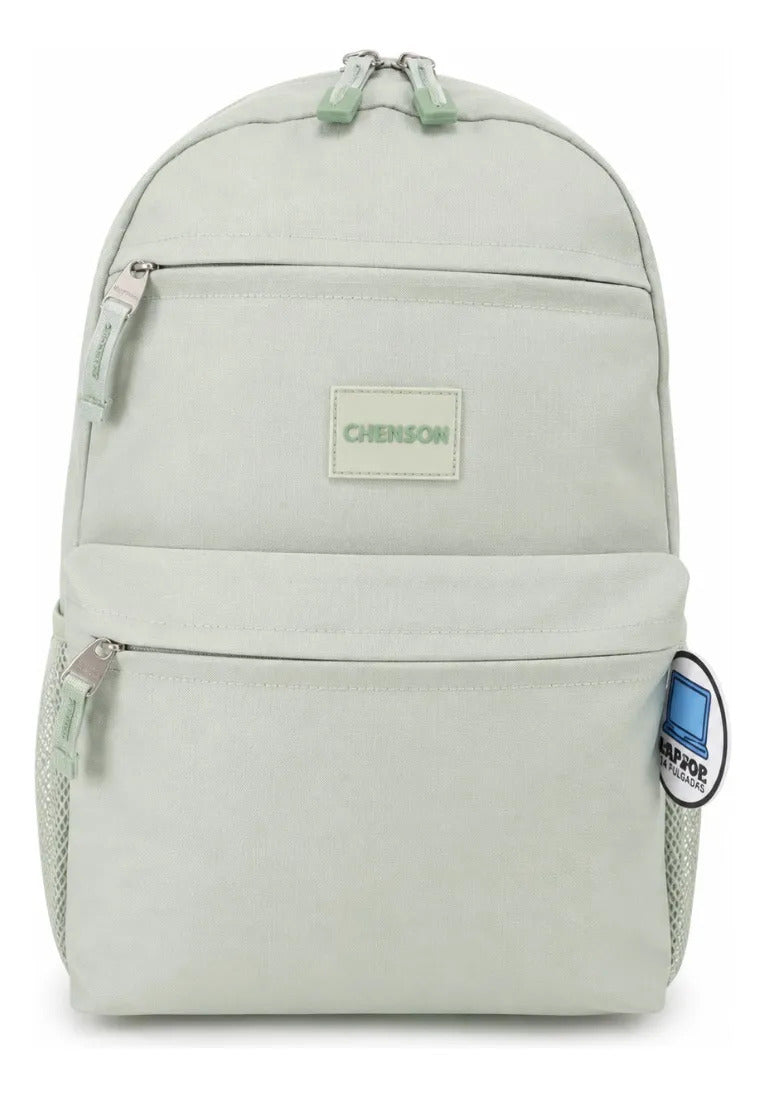 Mochila Chenson Verde Menta Juvenil Diseño Minimalista