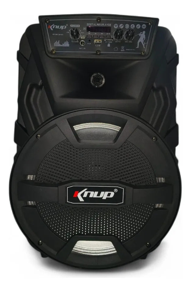 Bocina Amplificada Knup Recargable Bluetooth Radio Fm