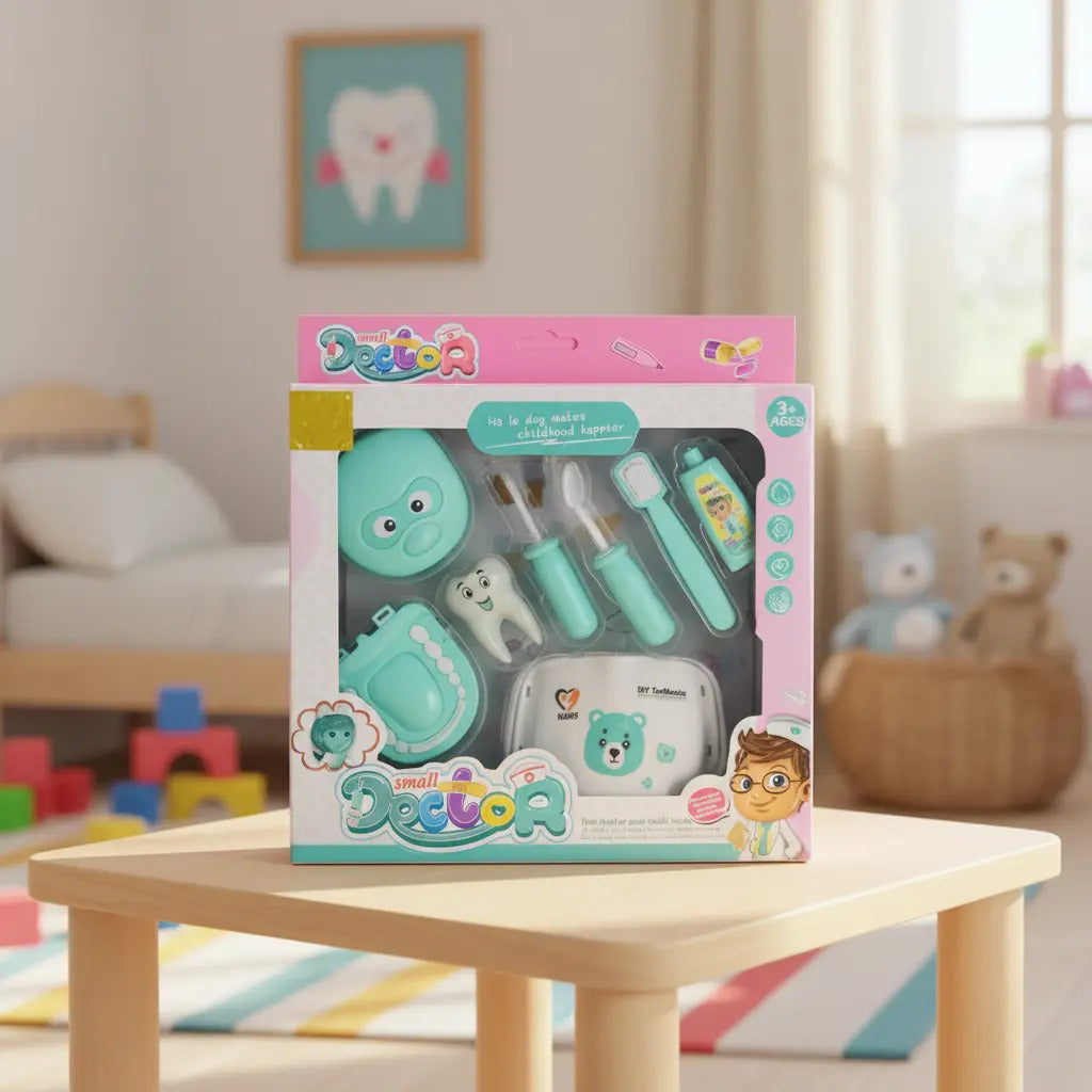 Juego De Dentista Para Niños Candy Toys 7 Piezas