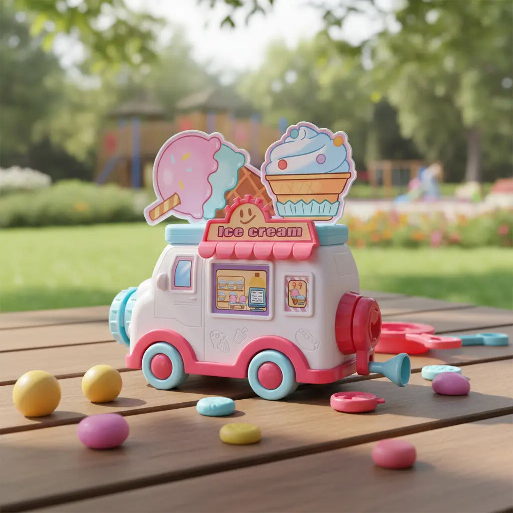 Set De Plastilina Camión De Helados Con 27 Piezas Candy Toys