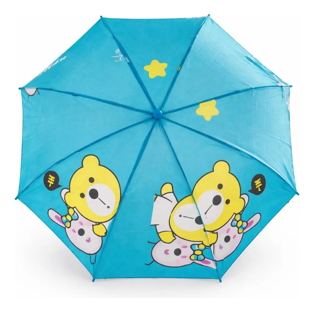 Paraguas Infantil 55 Cm 8 Varillas 7 Personajes Diferentes