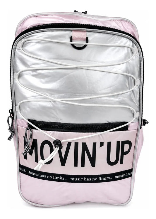 Mochila Lluvia Juvenil Rosa Tornasol Frontal Ajustable