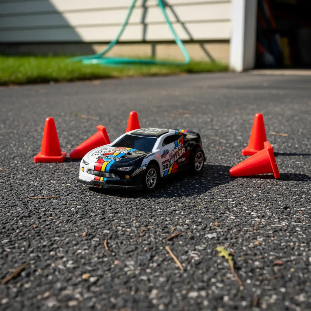 Mini Carro Rc Candy Toys En Lata Velocidad 5 Km/h