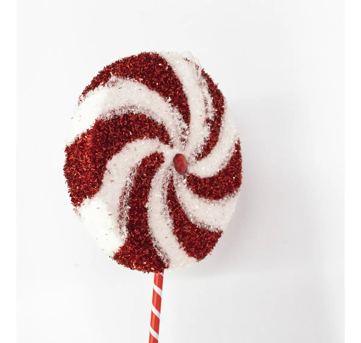 Figura Paleta Grande Lluvia 48x3x20 Cm En Espiral Roja