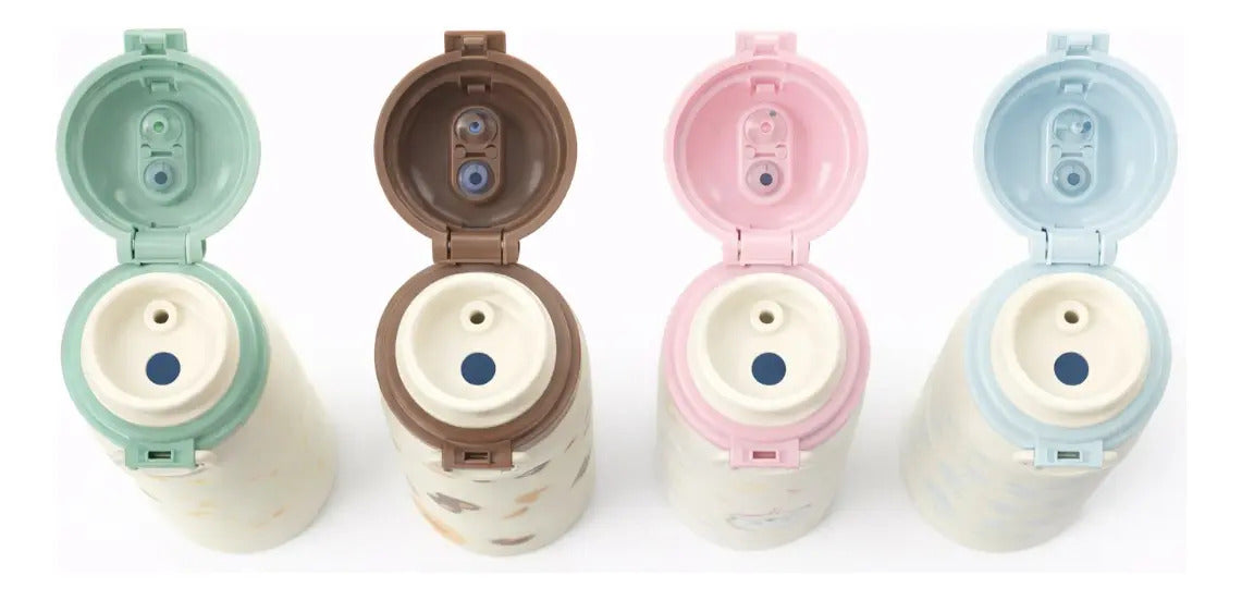 Termo De Acero Inoxidable 350 Ml Con Diseños De Animalitos