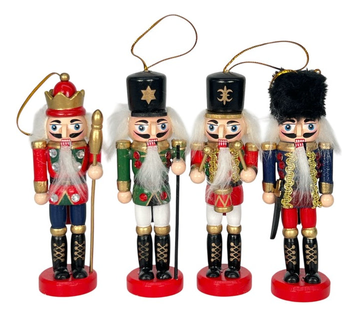 Cascanueces Tradicionales Colgantes Set De 8 Piezas 8x2x3