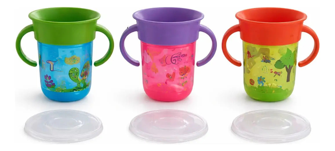 Vaso Antiderrame 250 Ml Entrenador Para Bebé Bpa Free
