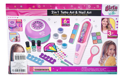 Set De Uñas Con Lampara Y Mechas Candy Toys 18 Piezas