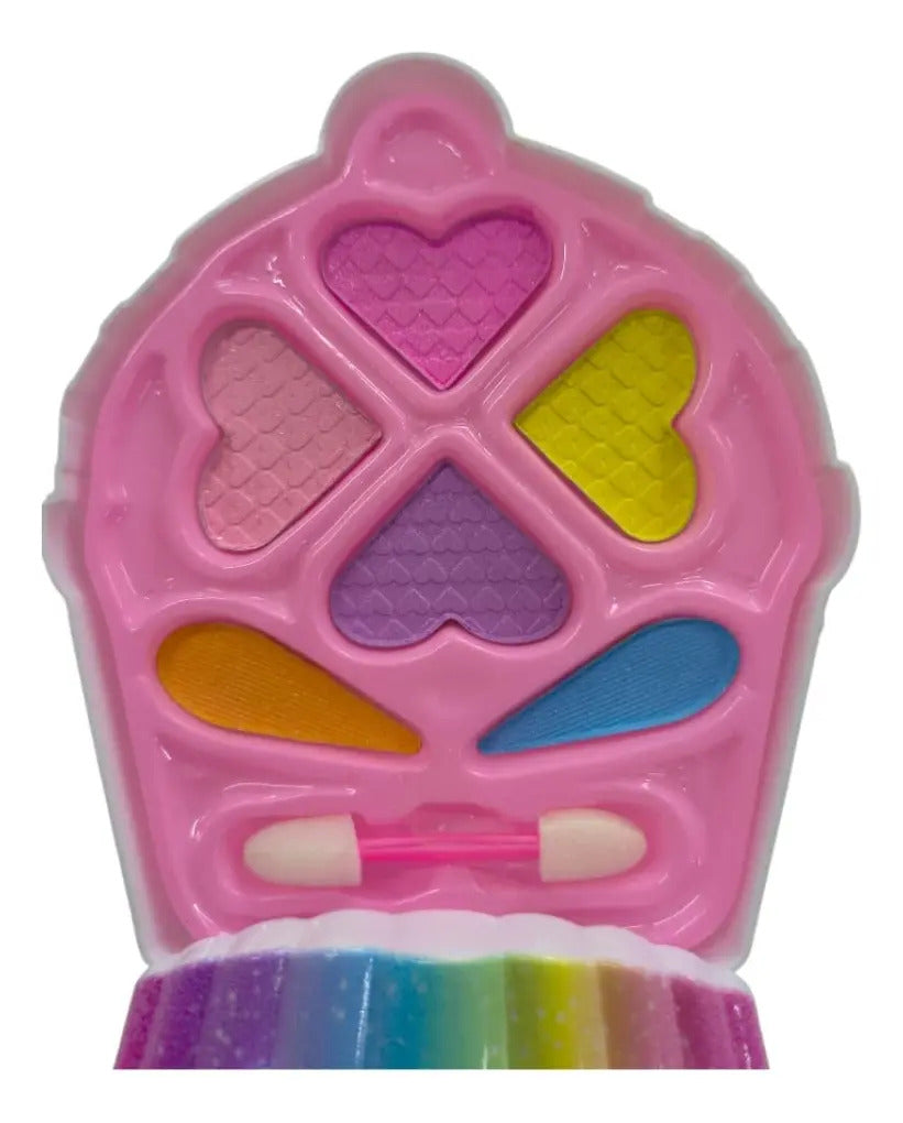 Set De Maquillaje En Estuche Cupcake 10 Piezascandy Toys