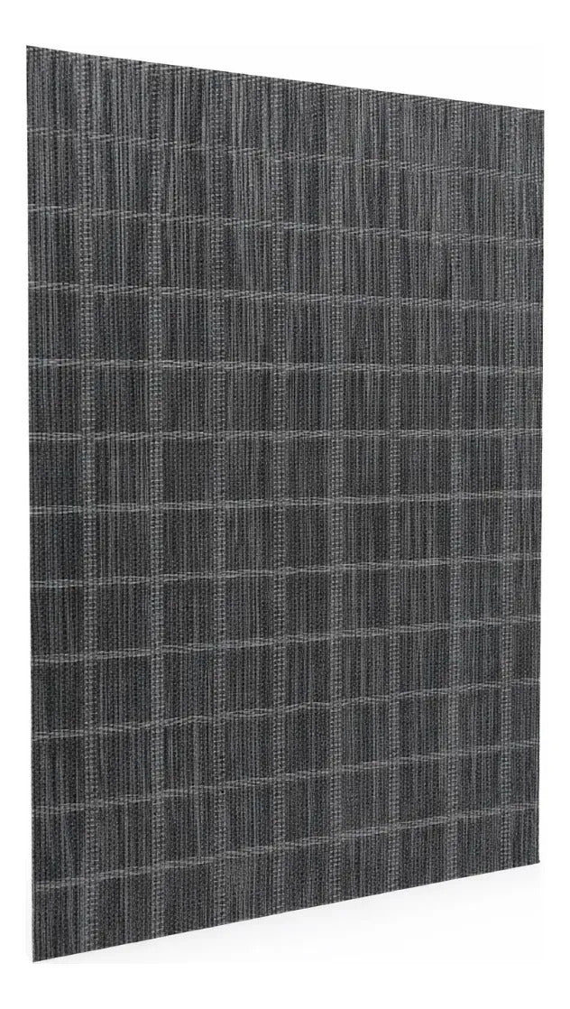 Manteles Individuales Set 6 Piezas Dos Colores Gris Y Cafe