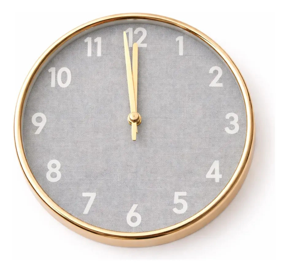 Reloj De Pared 29x4x29 Cm Diseño Elegante Para Hogar Oficina