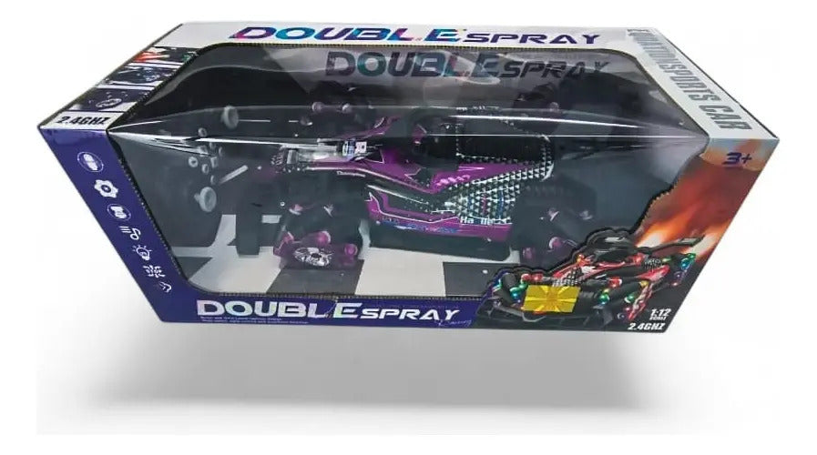 Carro De Control Remoto Double Spray 360° 4wd Candy Toys
