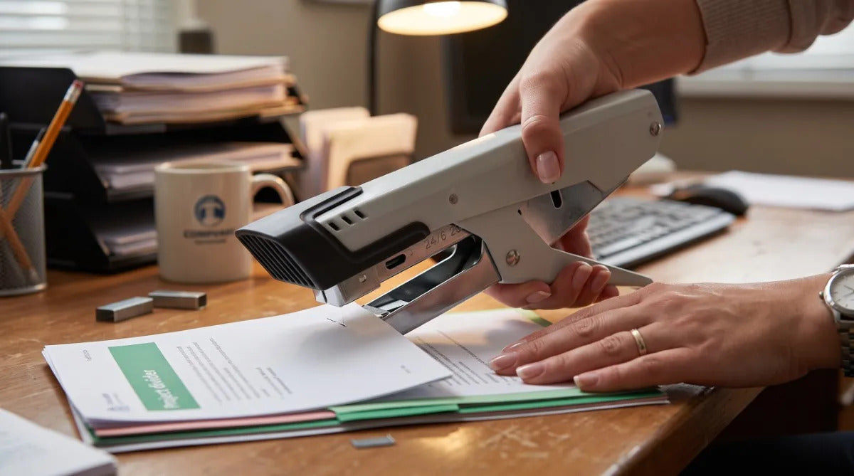 Engrapadora Manual Tipo Pinza Compatible Con Grapas 24/6